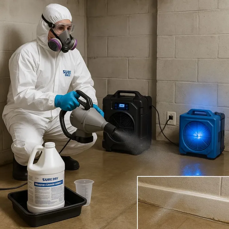 Sanitization and Odor Removal process in Garden Grove, CA